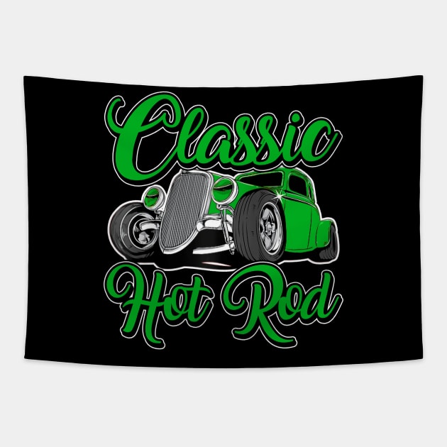 Classic Hotrod Tapestry by Nifty T Shirts