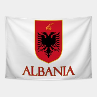 Albania - Albanian Coat of Arms Design Tapestry