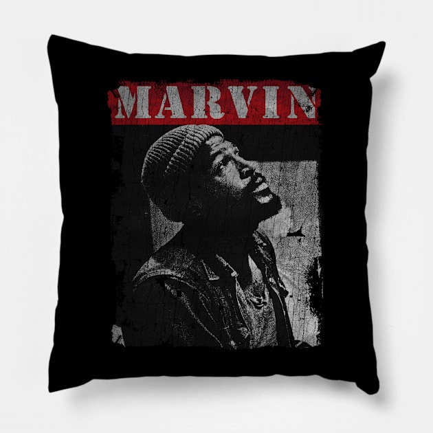 TEXTURE ART - Marvin gaye Pillow by ZiziVintage