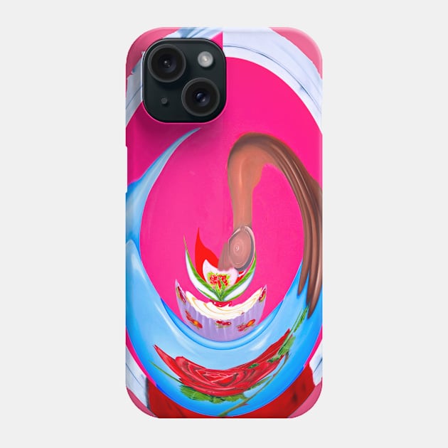 Digital I High Tea Phone Case by Lavott4Art