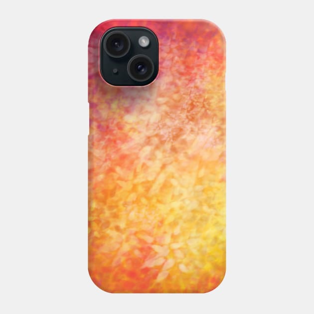 Vibrant Fall Autumn Leaves Pattern Phone Case by Art by Deborah Camp