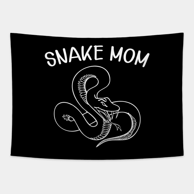 Snake Mom Tapestry by KC Happy Shop