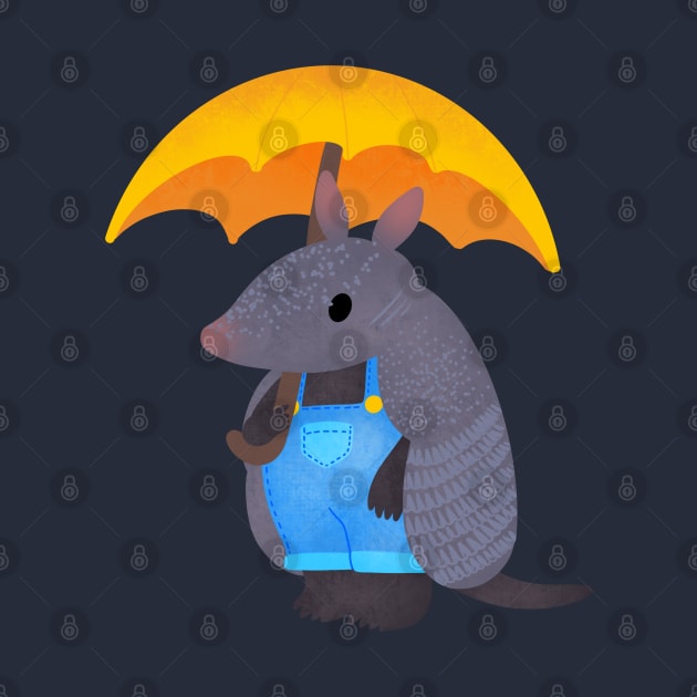 Rainy Day Armadillo by TurboErin