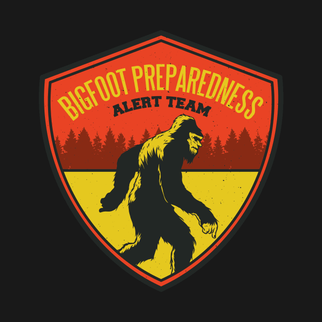 Bigfoot preparedness alert team by GoshaDron