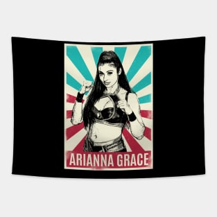 Vintage Retro Arianna Grace Tapestry