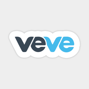 Veve Logo - Dark Blue and Light Blue Magnet