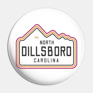 Visiting NC Mountain Cities Dillsboro, NC Neon Range Pin