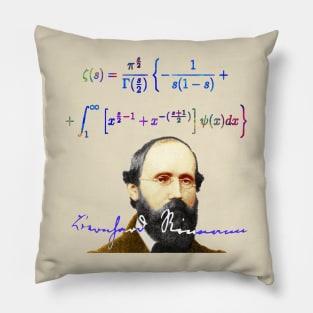 Bernhard Riemann Zeta function Pillow