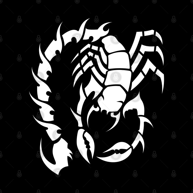 cool white scorpion by imdesign