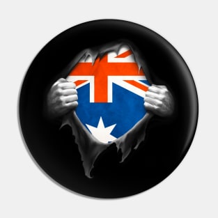 Australia Flag Australian Roots DNA Pride Gift Pin