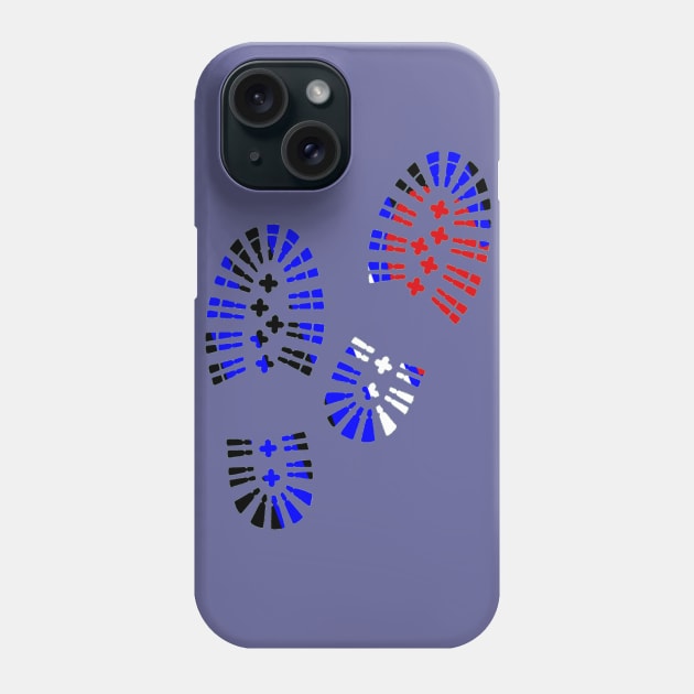 Leather Pride Boot Prints Phone Case by ToriJones