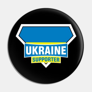 Ukraine Super Flag Supporter Pin