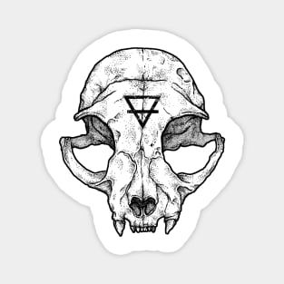 Cat Skull II Magnet