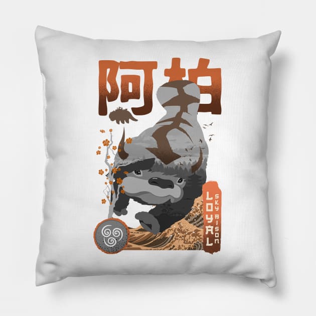 Loyal Bison Pillow by Hirolabs