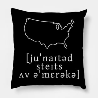 The United States (map) Pillow