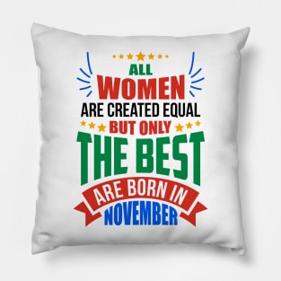 NOVEMBER Birthday Special - WOMEN Pillow