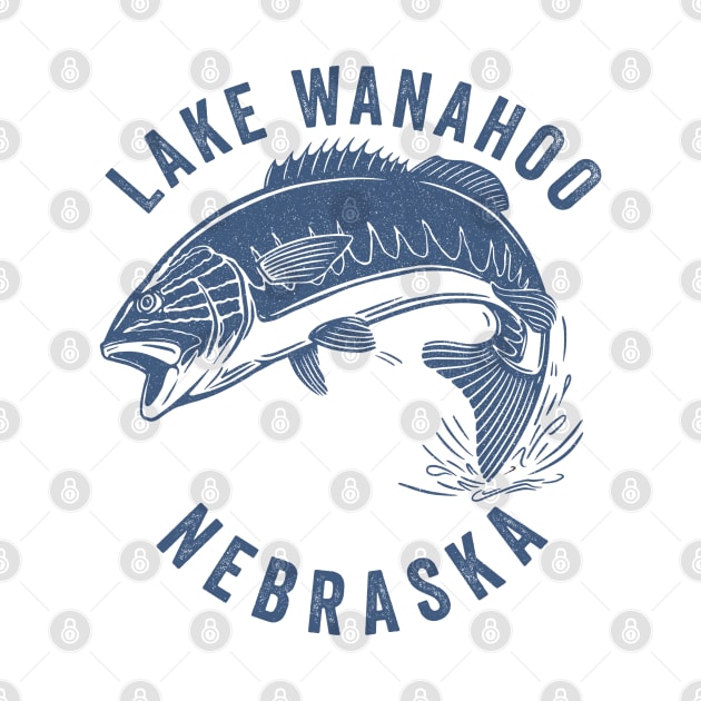 Lake Wanahoo Nebraska by Eureka Shirts