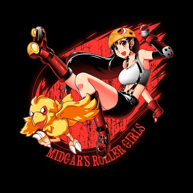 Midgar's Roller Girls by CoinboxTees