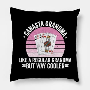 Canasta Grandma Pillow