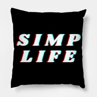 Simp Life v3 - White Out Pillow