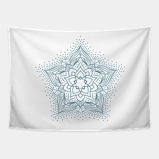 Blue mandala Tapestry