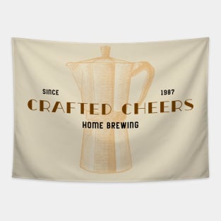 Crafted Cheers Home Brewing Tapestry