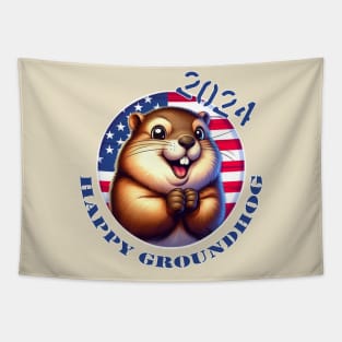 Only groundhog Tapestry