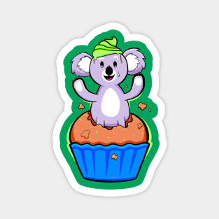 Cute Koala Cake Magnet