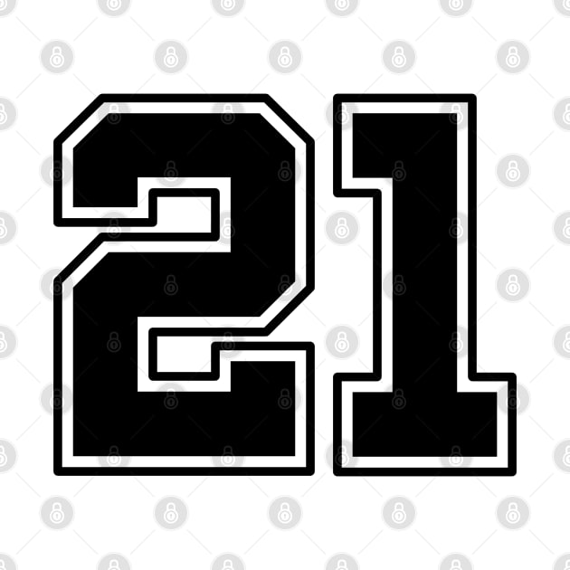 21 Number by RetroDesign