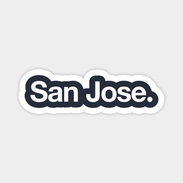 San Jose. Magnet by TheAllGoodCompany