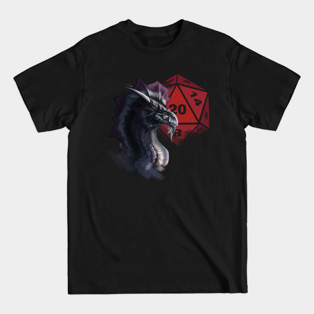 Silver Dragon - Dungeons And Dragons - T-Shirt