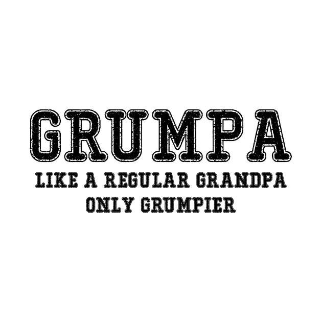 Grumpa Like a Regular Grandpa only Grumpier by CANVAZSHOP