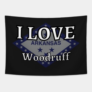 I LOVE Woodruff | Arkensas County Tapestry