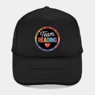 Reading Coach Teacher Interventionist Specialist Literacy Hat