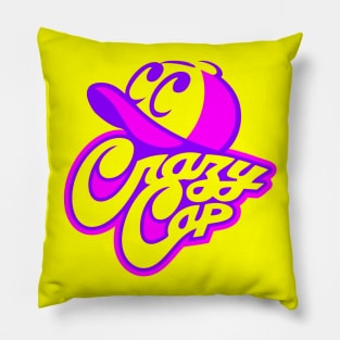 Crazy Cap Logo Pillow