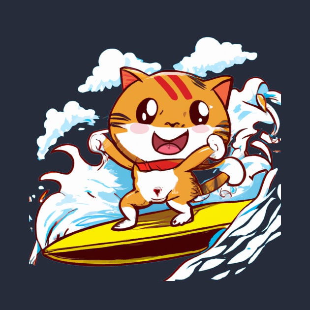 surfing cat by MGphotoart