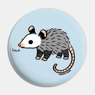 Possum opossum Heck Recolor Pin