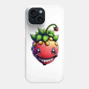 Cartoon strawberry buddy Phone Case