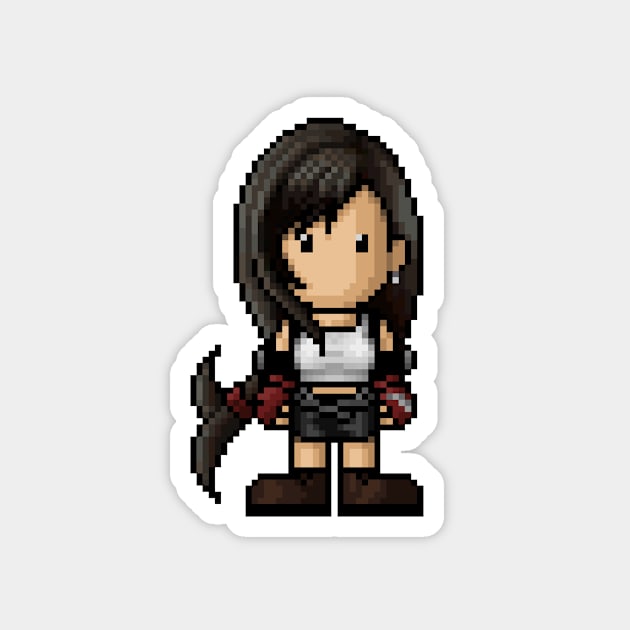 FF7 Tifa Magnet by PixelKnight