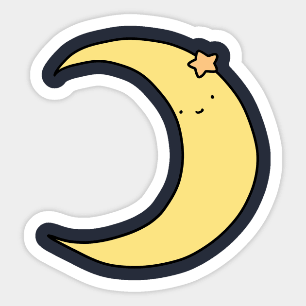 Cute Crescent Moon