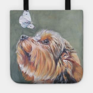 Yorkshire Terrier Fine Art Painting Tote