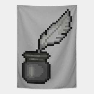 Pixel feather Tapestry