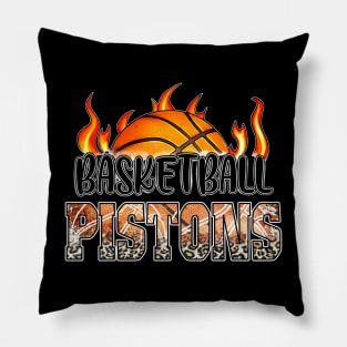 Classic Basketball Design Pistons Personalized Proud Name Pillow