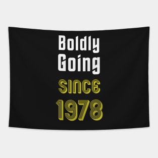 Boldly Going Since 1978 Tapestry