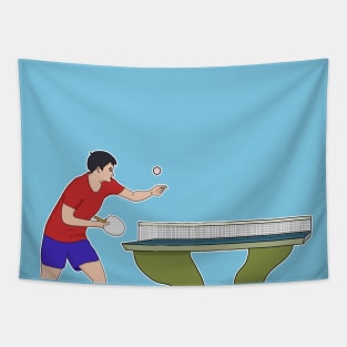 Table Tennis Tapestry