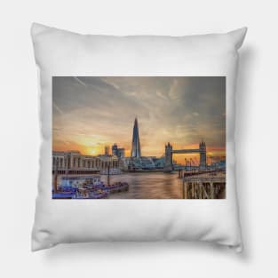 London Summer Time Pillow