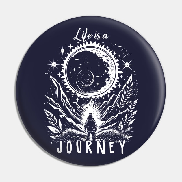 Life is a Journey Pin by anderleao