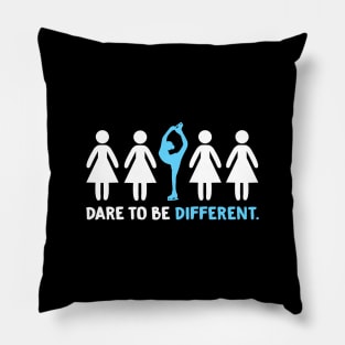 Figure Skating - Dare To Be Different Pillow