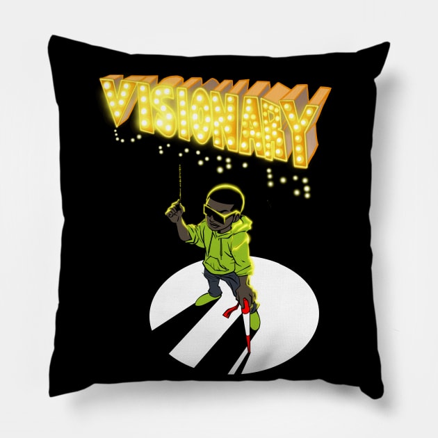 Visionary Pillow by Diva and the Dude