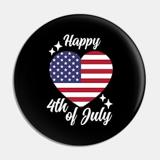 Happy 4th July Pin